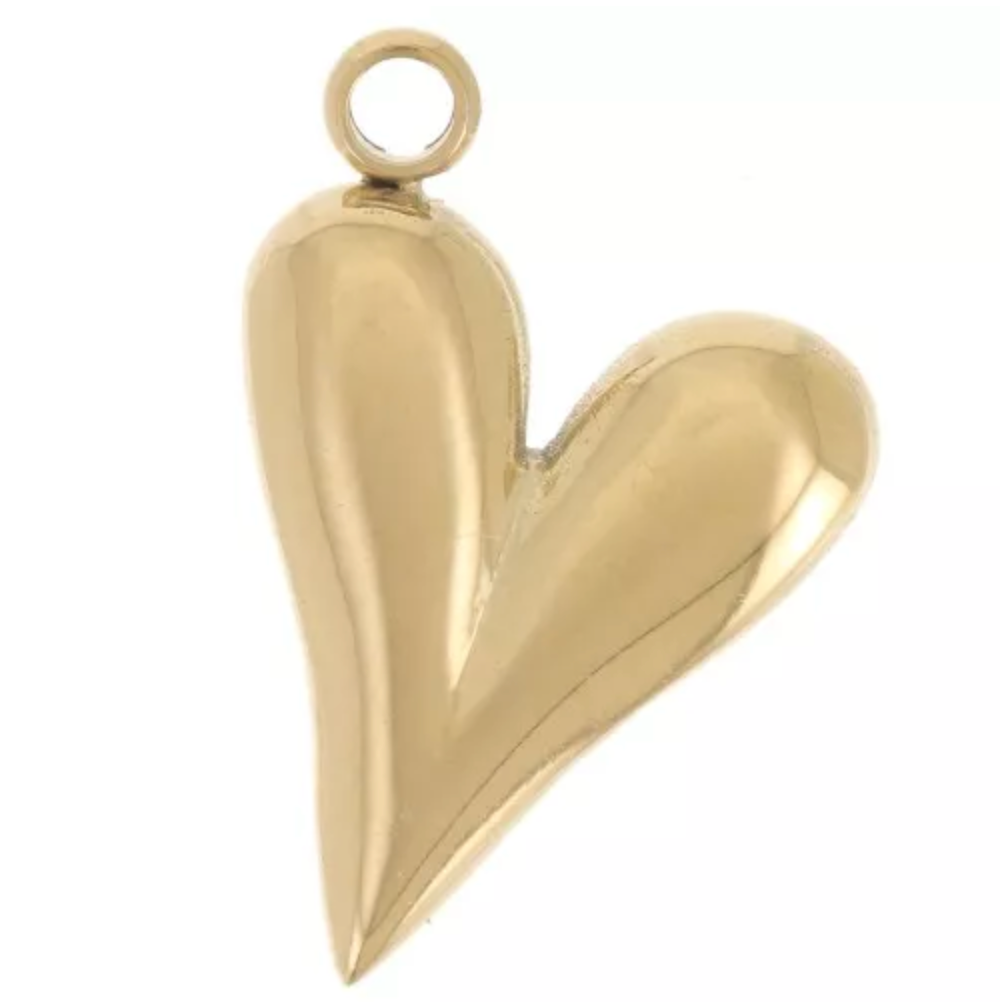 Charm n°50 - coeur bombé allongé