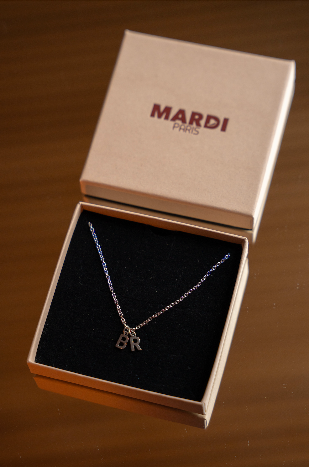 COLLIER INITIALES - ARGENTÉ (1 à 4 lettres)