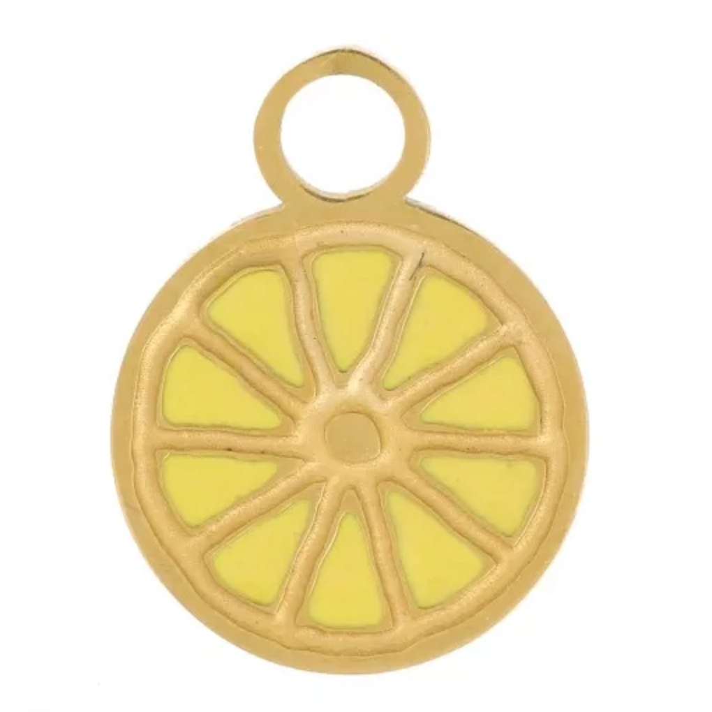 Charm n°66 - rondelle jaune