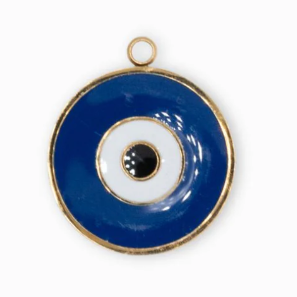 Charm n°75 - oeil karma bleu foncé