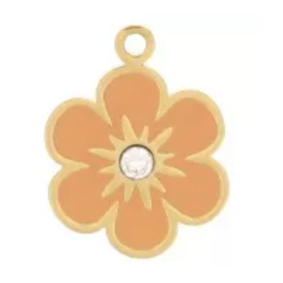 Charm n°73 - fleur orange