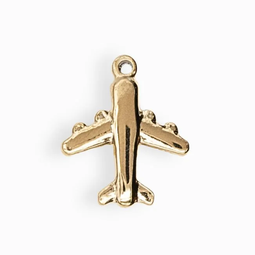 Charm n°100 - avion doré