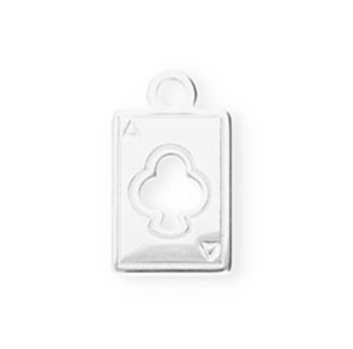 Charm argenté n°48 - carte de jeu