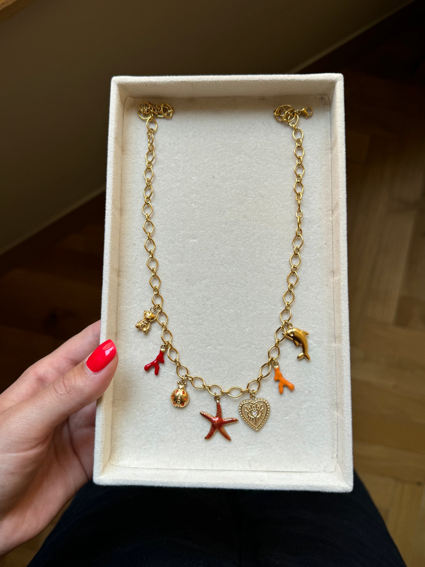 COLLIER À CHARMS JUSTINE (5 à 11 charms)