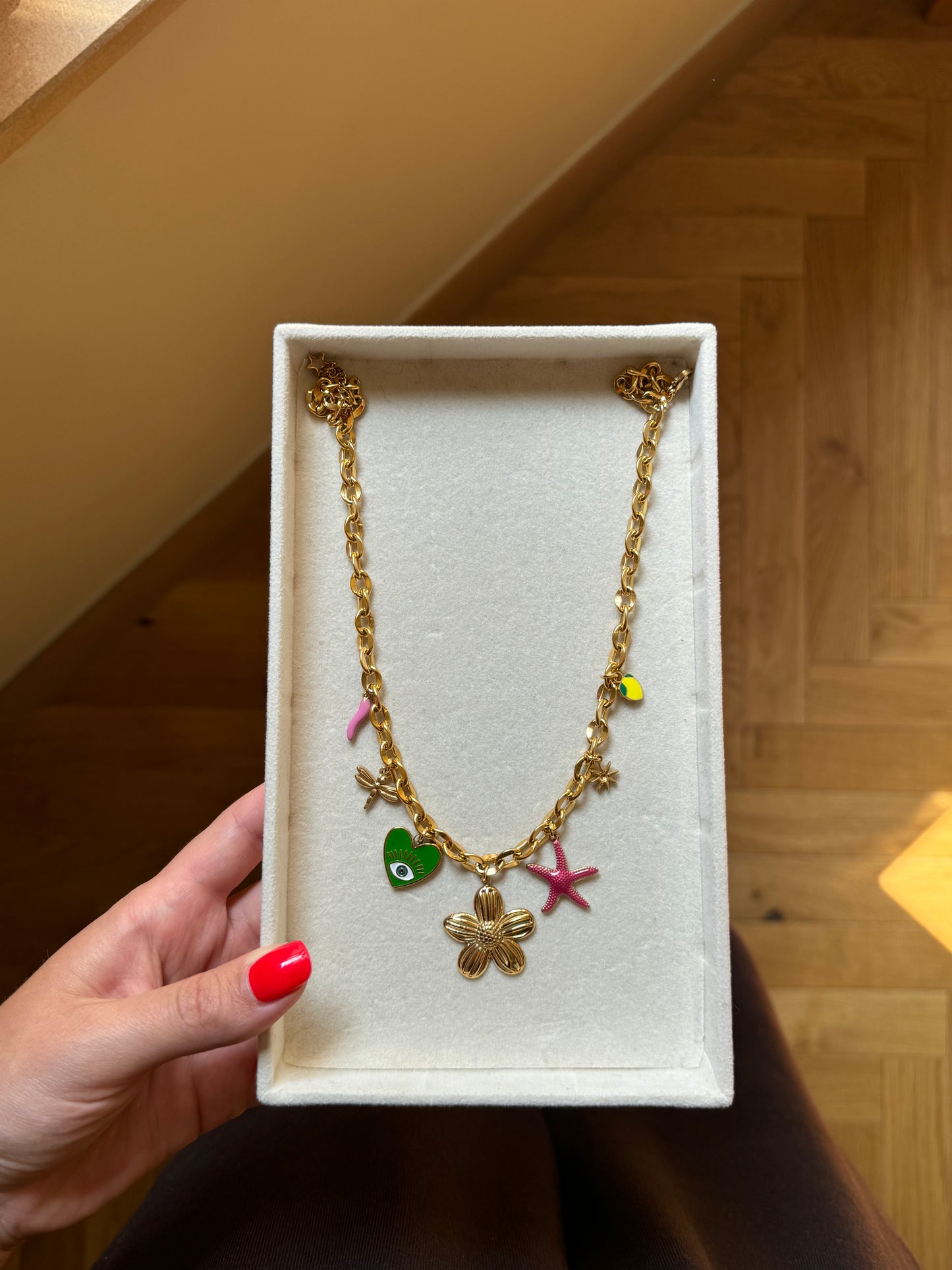 COLLIER À CHARMS VALENTINE (5 à 11 charms)