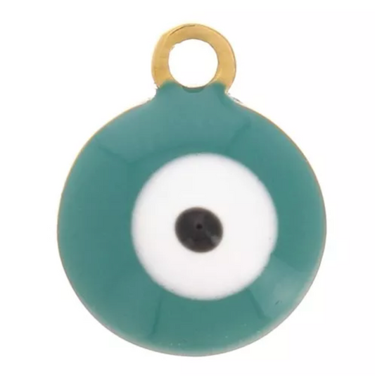 Charm n°9 - petit oeil karma bleu