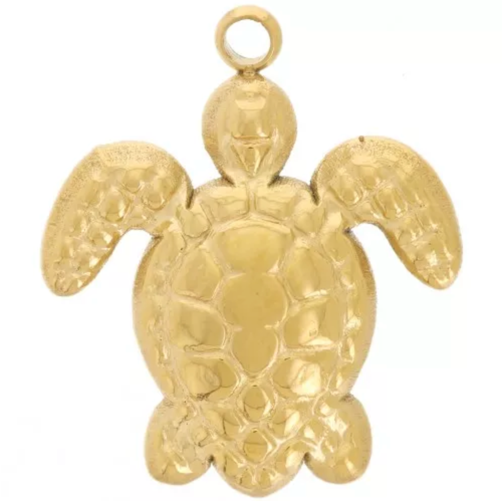 Charm n°52 - grosse tortue (18x15mm)