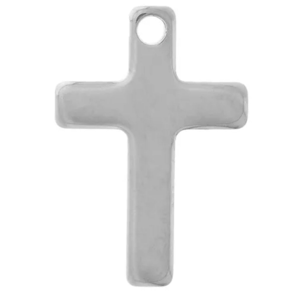 Charm argenté n°6 : croix