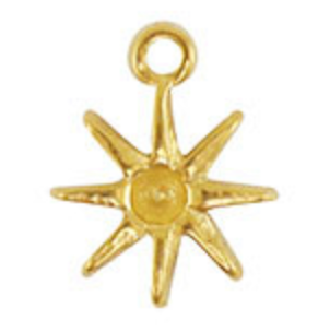 Charm n°20 petite étoile en relief