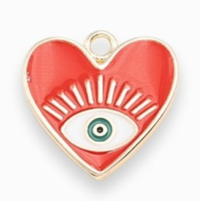 Charm n°45 - coeur rouge comme des garçons