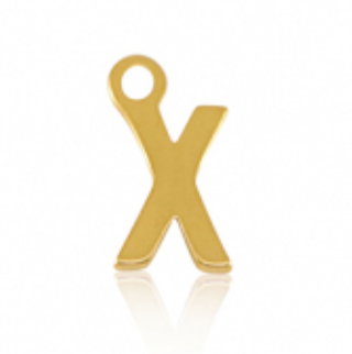 Lettre X - doré