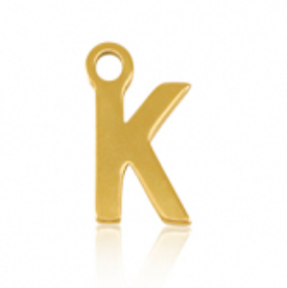 Lettre K - doré