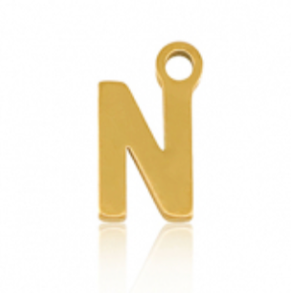 Lettre N - doré
