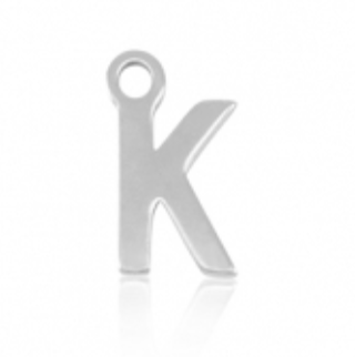 Lettre K - argenté