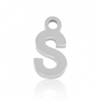 Lettre S - argenté