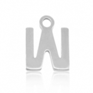Lettre W - argenté