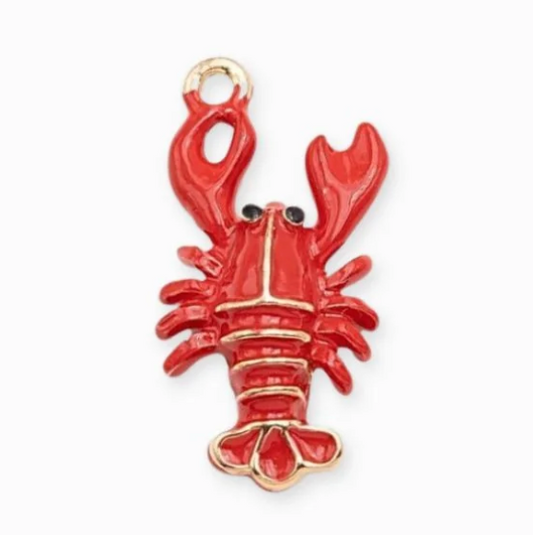 Breloque de sac n°15 - homard rouge