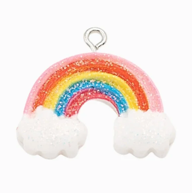 Breloque de sac n°11 - arc en ciel
