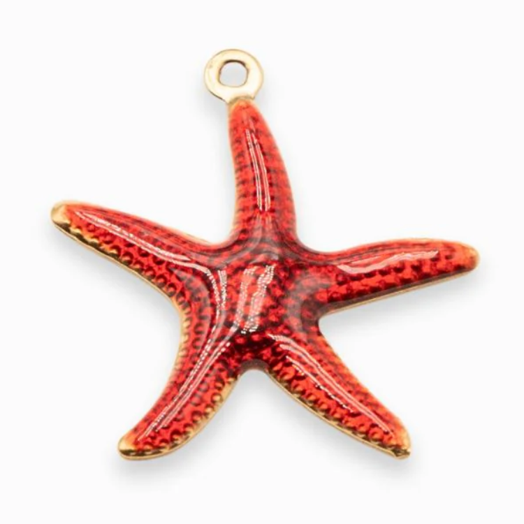 Charm n°60 - étoile de mer rouge