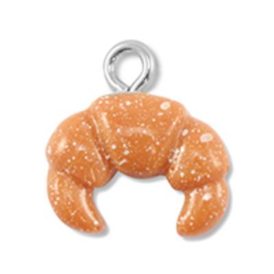 Breloque de sac n°23 - croissant plat