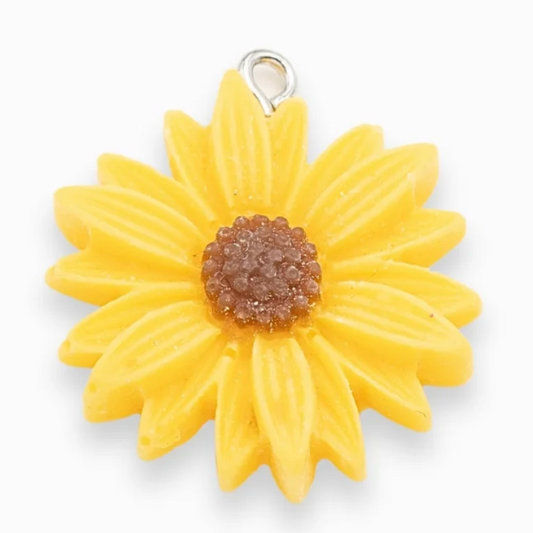 Breloque de sac n°24 - tournesol