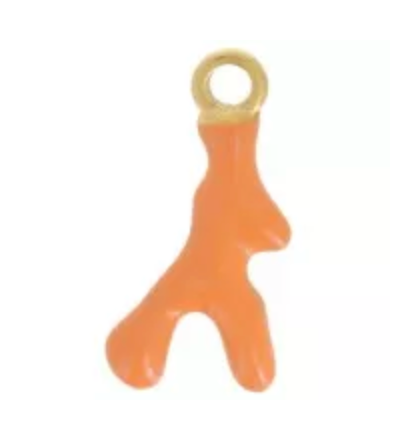 Charm n°71 - corail orange