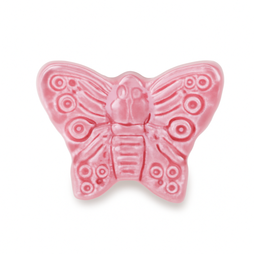 Charm n°81 - papillon rose