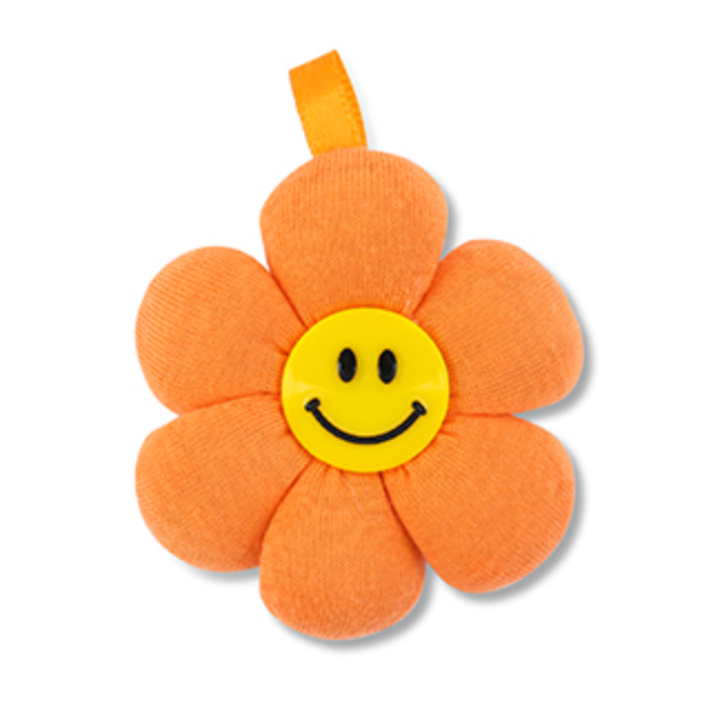Grigri fleur smiley orange