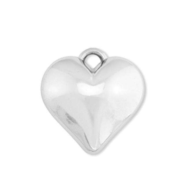 Grigri coeur argenté