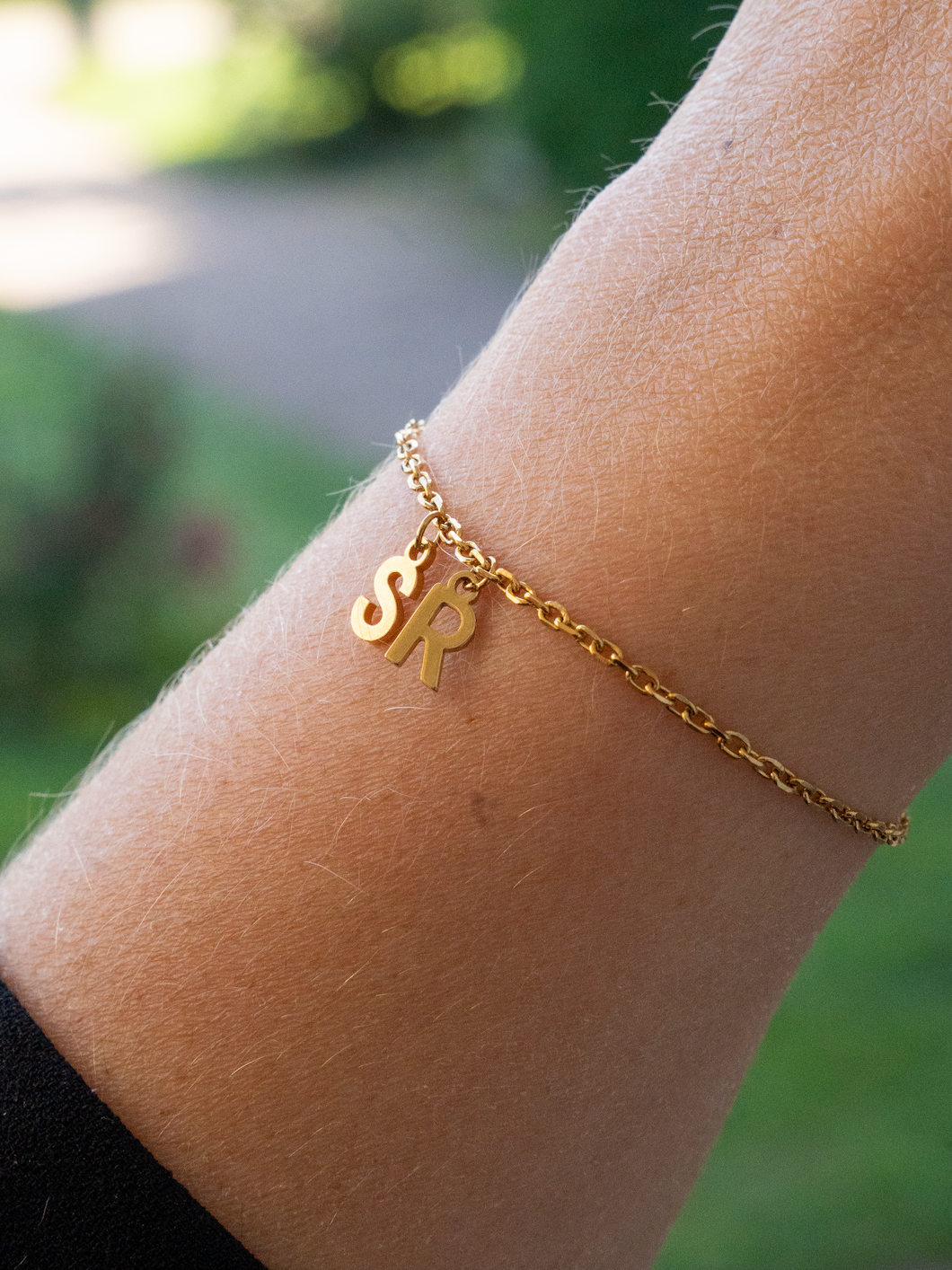 BRACELET INITIALES - DORÉ (1 à 4 lettres)