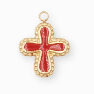 Charm n°32 - petite croix rouge