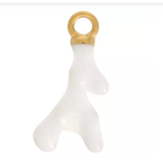Charm n°68 - corail blanc