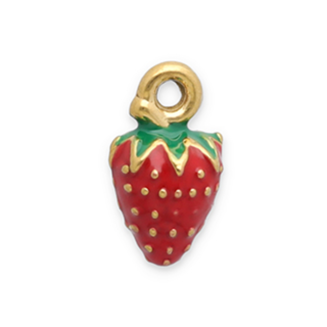 Charm n°13 - fraise rouge