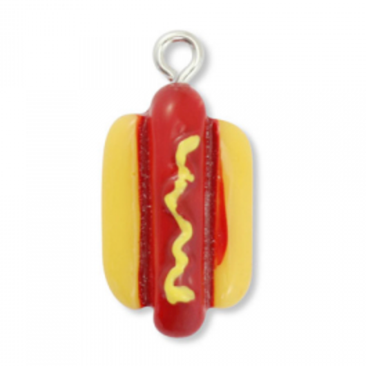 Breloque de sac n°12 - hot dog