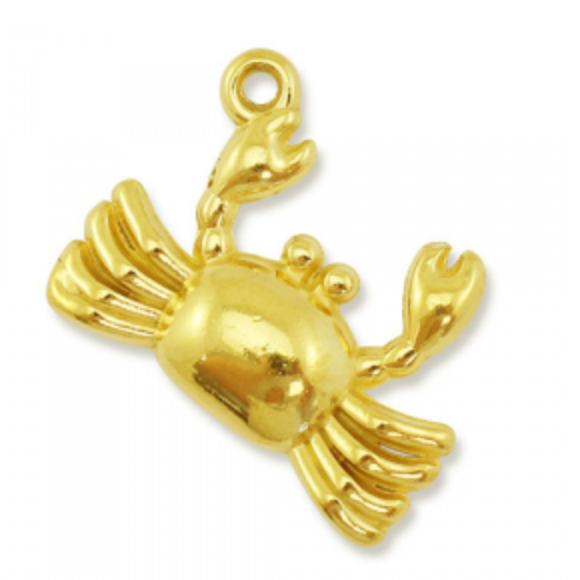 Charm n°30 - crabe doré