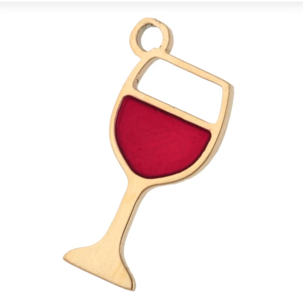Charm n°37 - verre de vin rouge