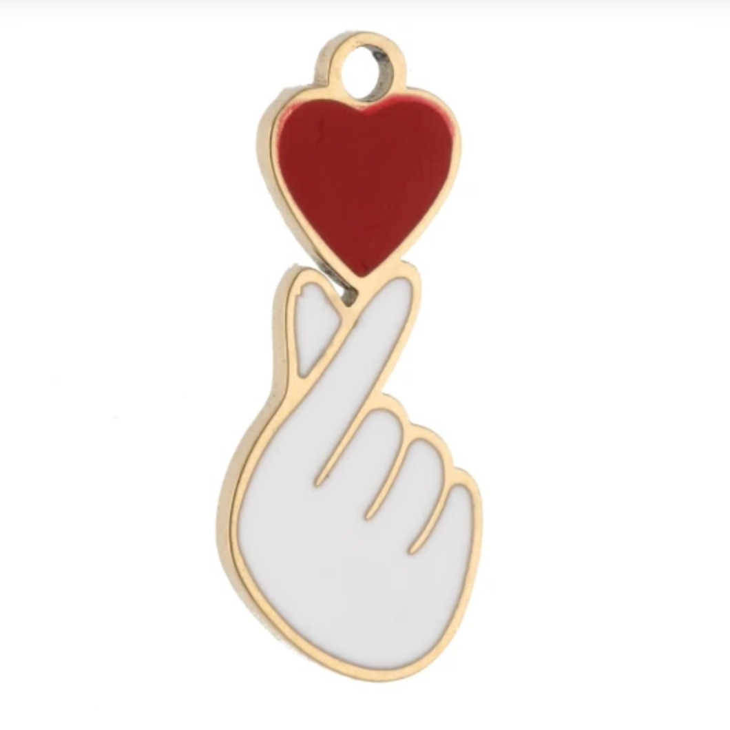 Charm n°94 - main coeur