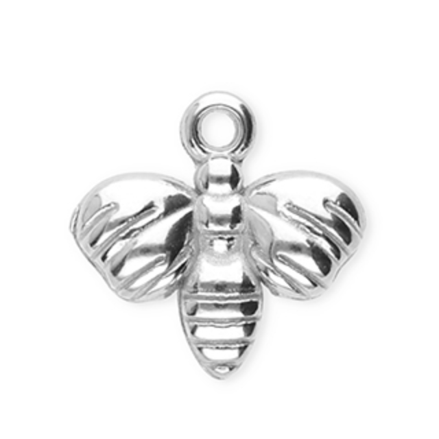 Charm argenté n°44 - abeille