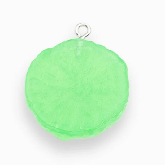 Breloque n°45 - orange verte