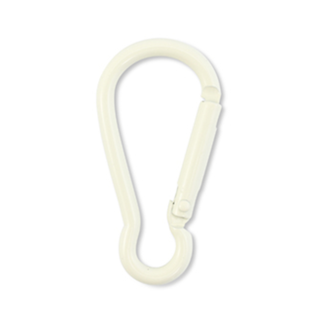 mousqueton blanc