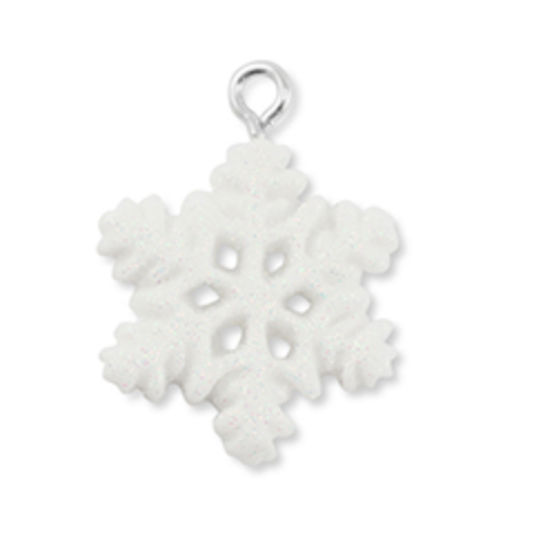 Breloque de sac n° B49 - flocon de neige