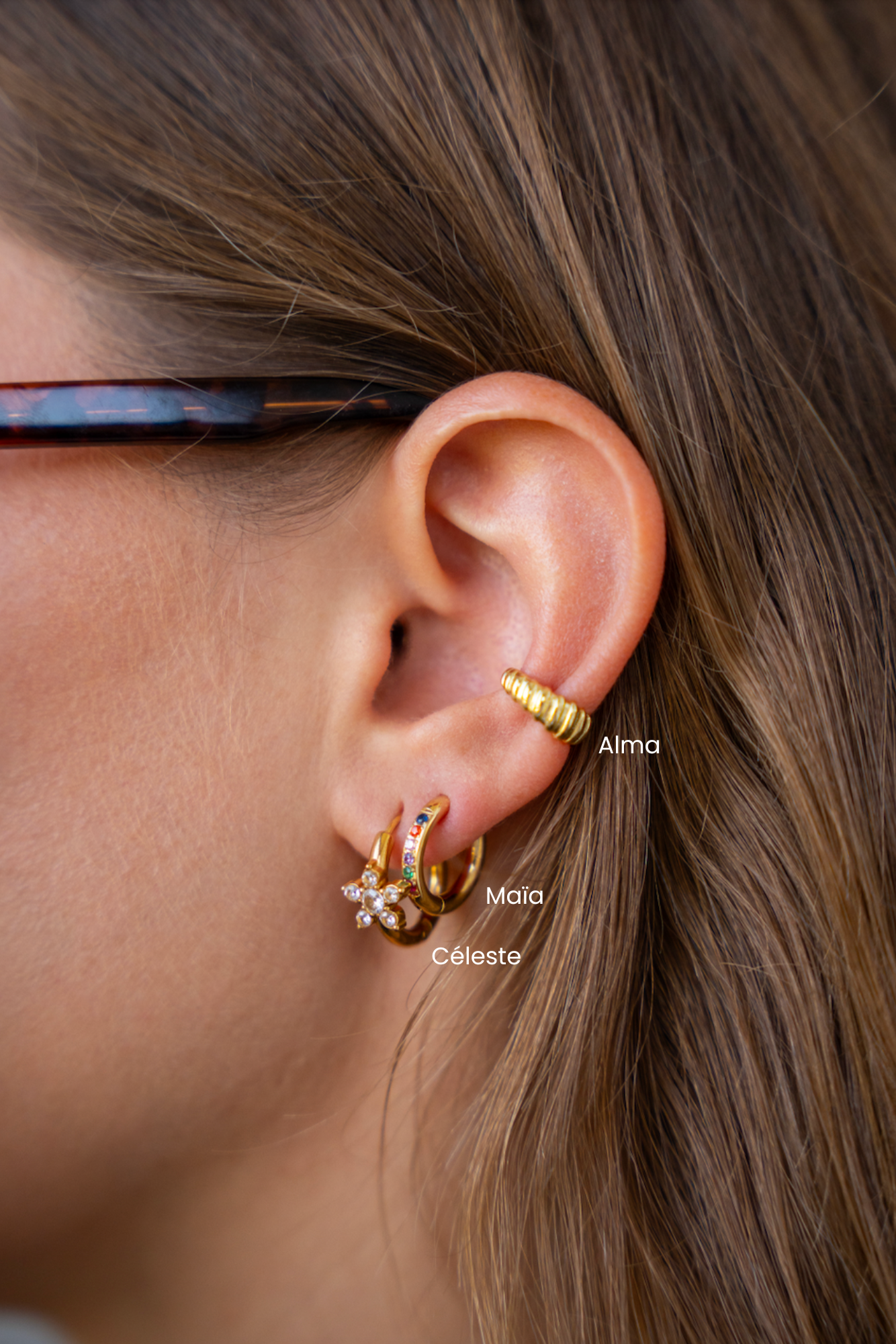 COFFRET 3 MONOBOUCLES - VICTORIA