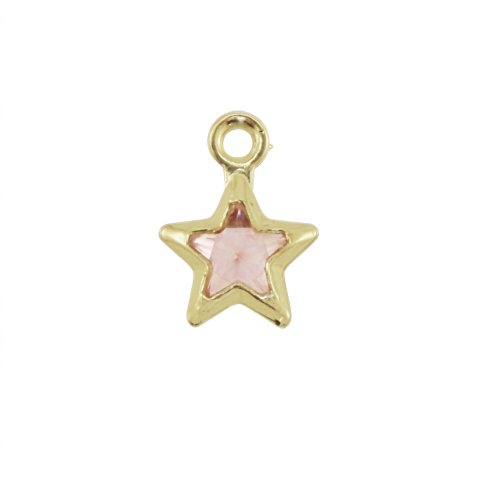 Charm n°117 - mini étoile rose